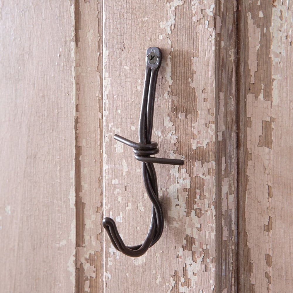 Picture of CTW Home Collection 370960 Barbed Wire Wall Hook - Box of 4