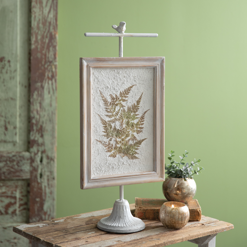 Picture of CTW Home Collection 440381 Pressed Botanical Fern on Stand