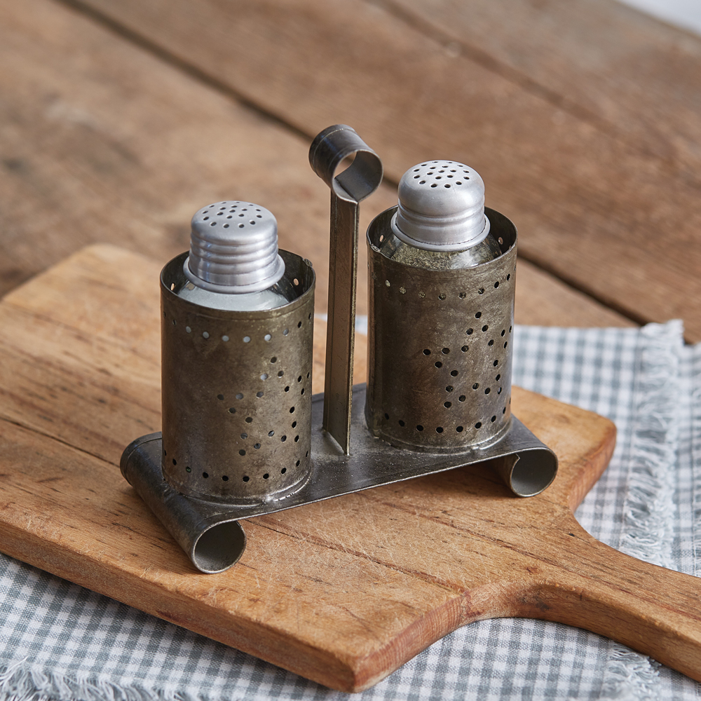 Picture of CTW Home Collection 371020 Punched Star Salt & Pepper Caddy