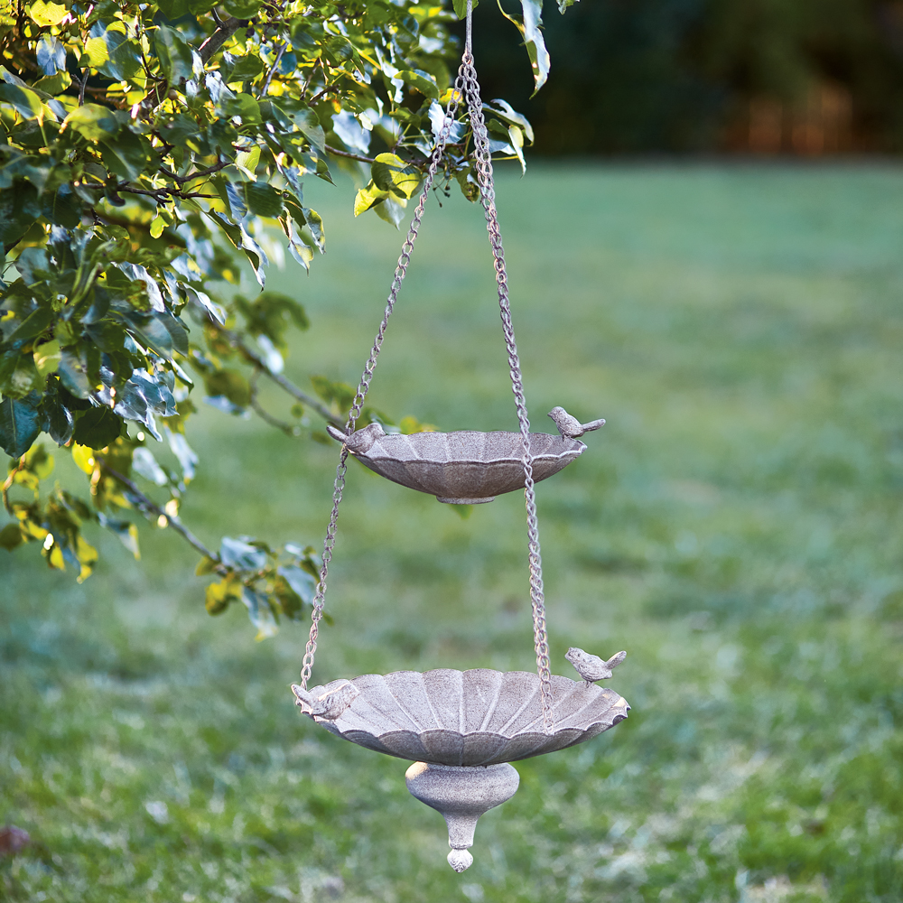 Picture of CTW Home Collection 790217 Stone Gardens Two-Tier Hanging Bird Feeder