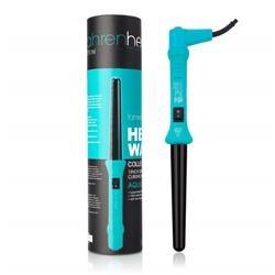 Picture of Fahrenheit FHT-1GCI-TUR 1 in. Rubberized Ceramic Curling Wand Graduated, Turquoise