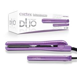 Picture of Cortex International CTX-DUO-125SP Travel Size Gemstone Infused Ceramic Plates Duet Flat Iron