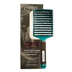 Picture of Cortex International CTX-CSPBRU-TEAL Vented Paddle Hair Brush, Teal