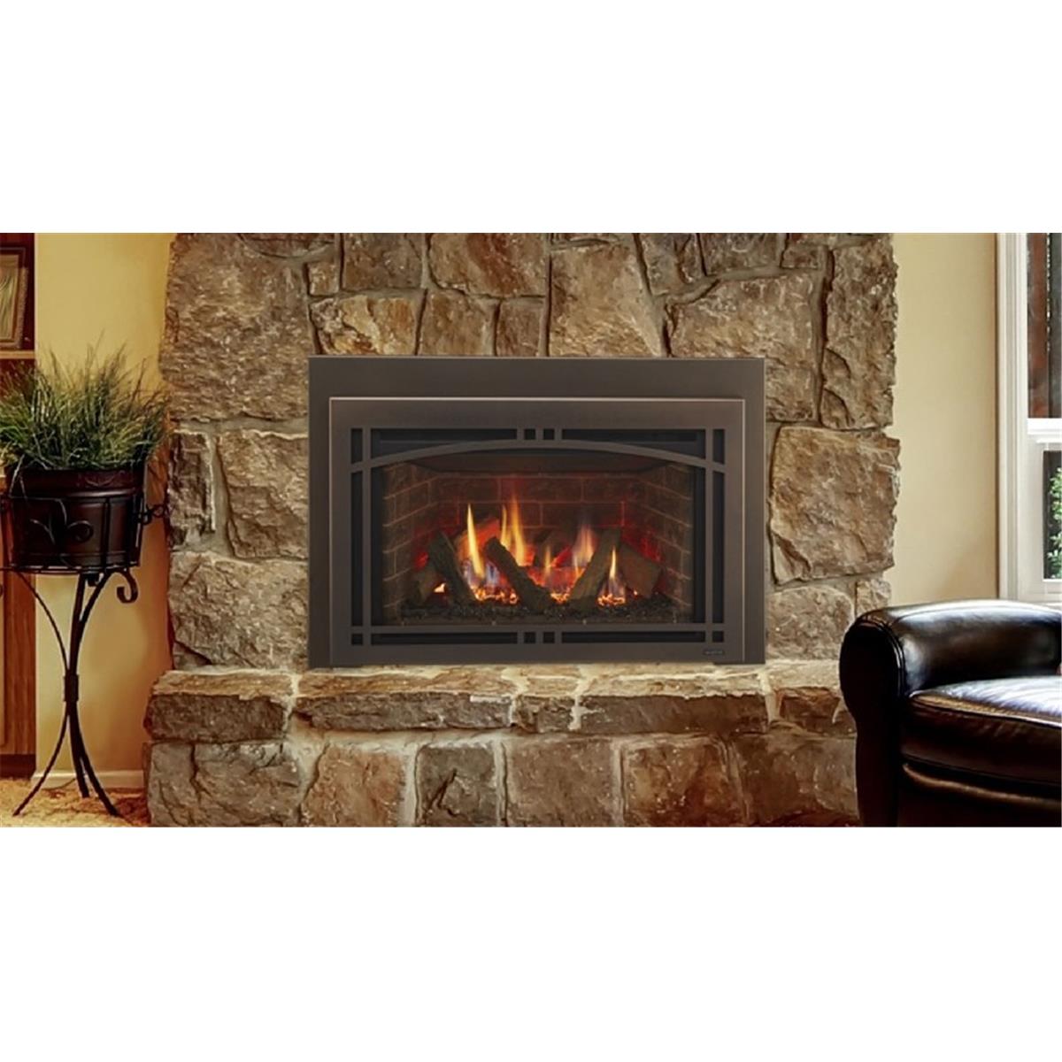 35 in. Ruby Large Direct Vent Gas Insert with Intellifire Touch Ignition System
