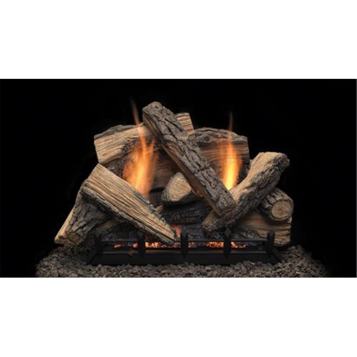 Majestic SC30-R 30 in. Stony Creek Refractory Log Set for Natural Blaze VF 24 in. Burner - 11 Piece -  Majestic Pet Products