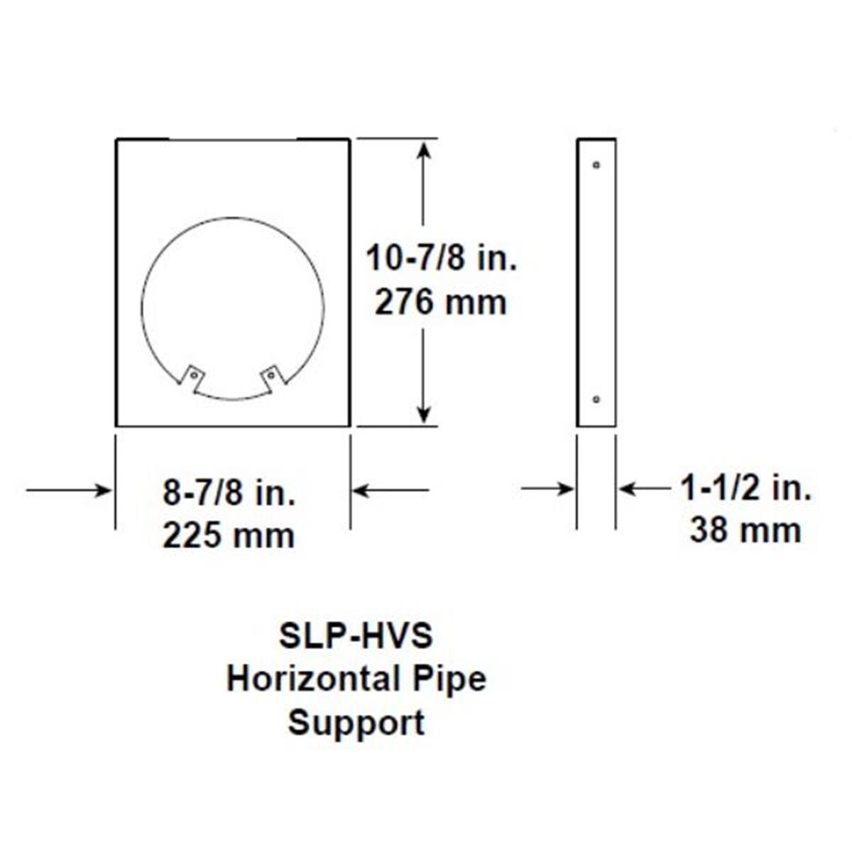 Picture of Majestic SLP-HVS Horizontal Vent Support Hanger for Use with Majestic SLP Pipe