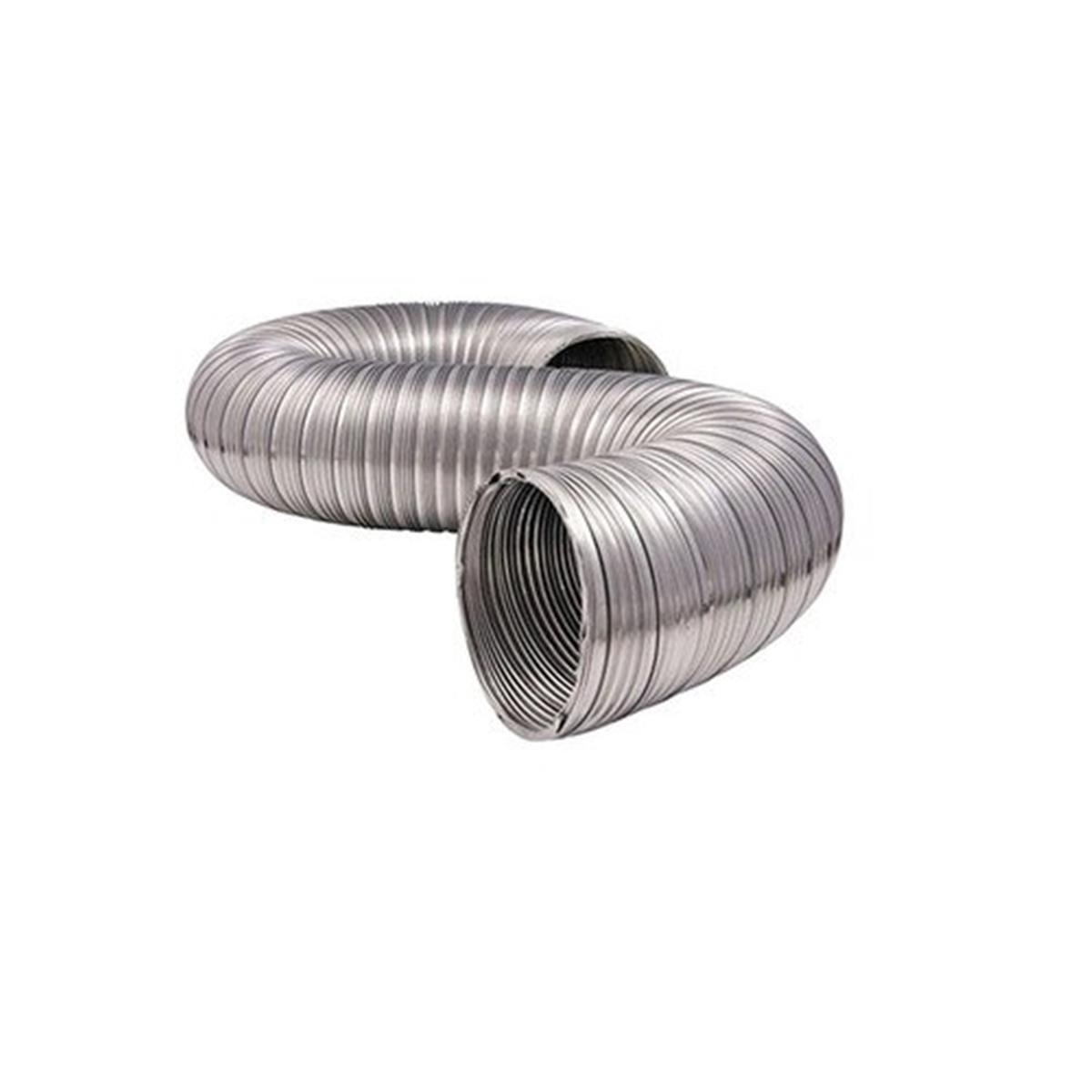 6in. Uninsulated Flex Duct - Black - 2 Sections - Ideal for Outside Air