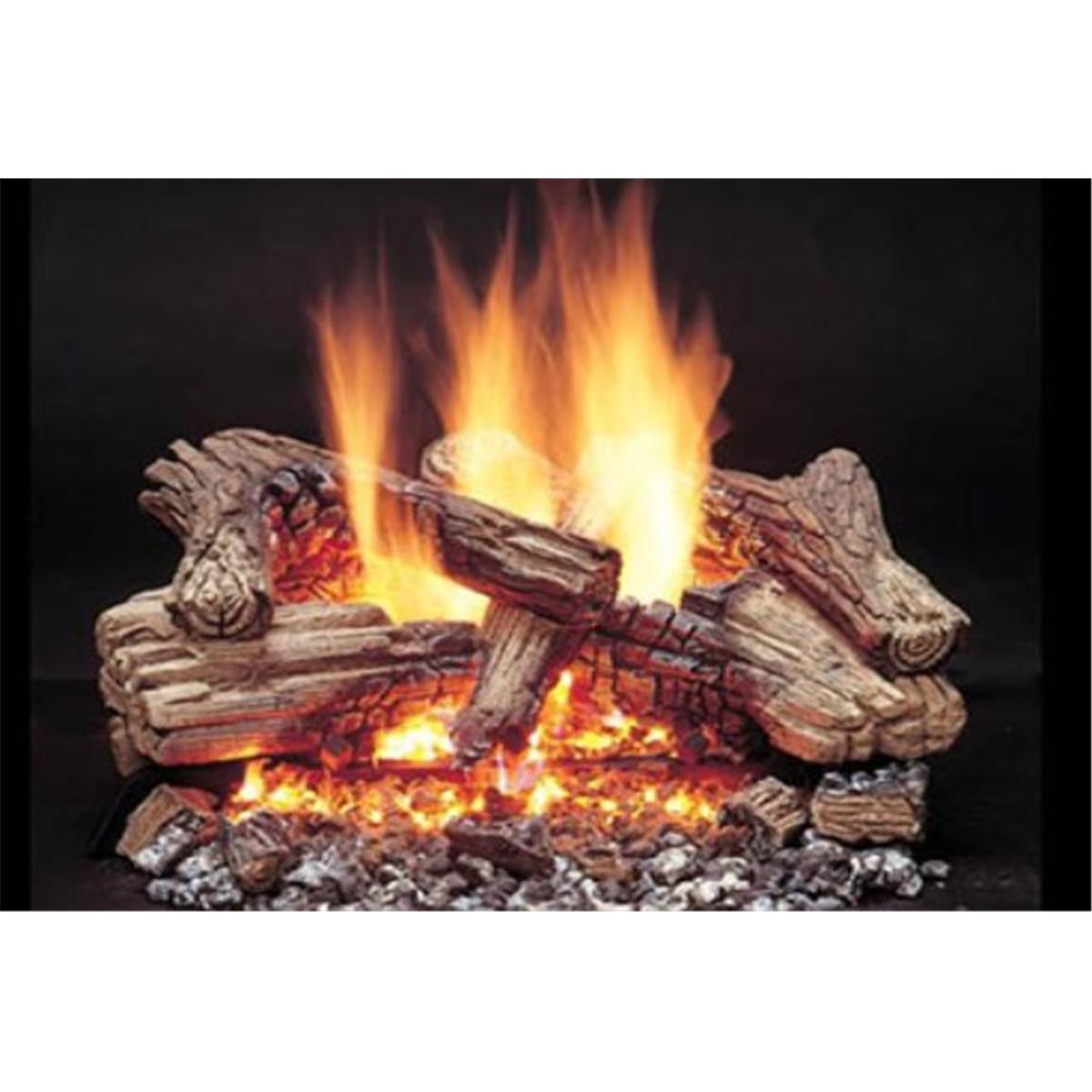 Picture of Fire Magic VDY24-18D3R Refractory Cement Log Set for 18 in. Rear Narrow Back Fireplace - 6 Piece