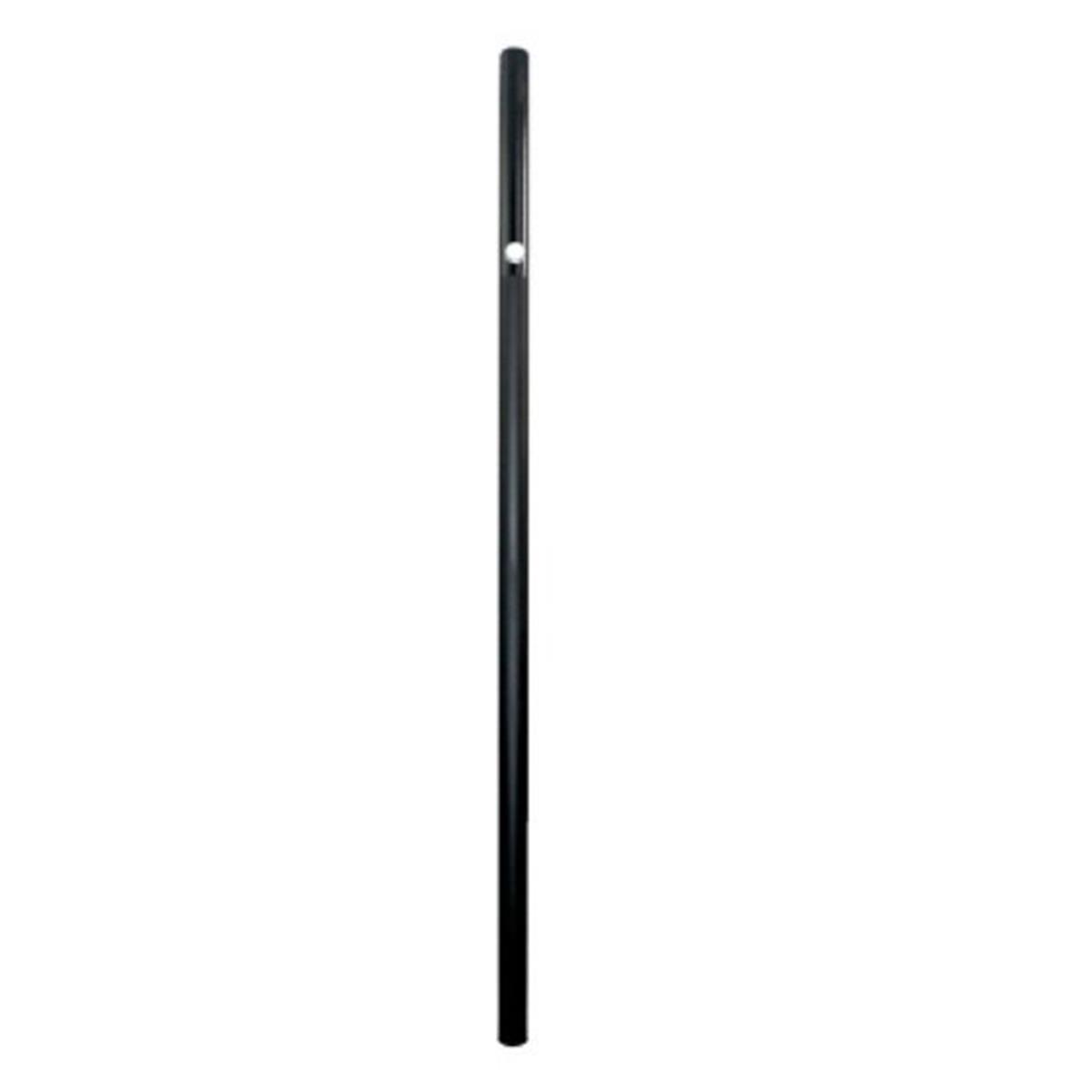 POB6AI 6 ft. Aluminum Lamp Post with Internals, Black