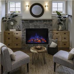 RS-3021 30 in. Redstone Traditional Electric Fireplace with 10 x 32.5 x 21 in. Viewing Display