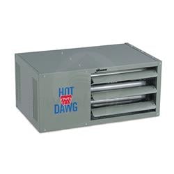 75K BTU & Direct Spark Ignition, LP & Single Stage Garage Unit Heater