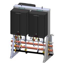 3 Unit Exterior Free LPG Standing Rack