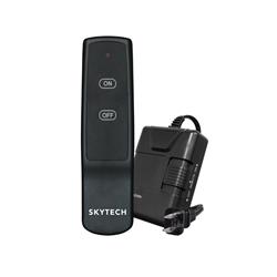 1420-A On-Off Fireplace Remote Control, 110V AC Receiver - Two-Button Handheld Transmitter with Signal Light -  SkyTech
