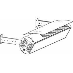 41 x 24 x 6 in. Reduce Clearances to Combustibles Above Heat Shield Kit