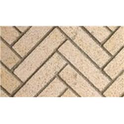 42 in. Split Mosaic Herringbone - Refractory Panels, Ivory