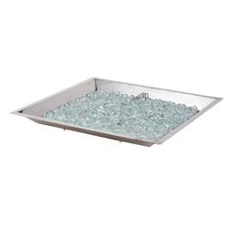 24 x 24 in. Square Crystal Fire Plus Gas Burner