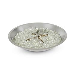 20 in. Round Crystal Fire Plus Gas Burner with Direct Spark Ignition