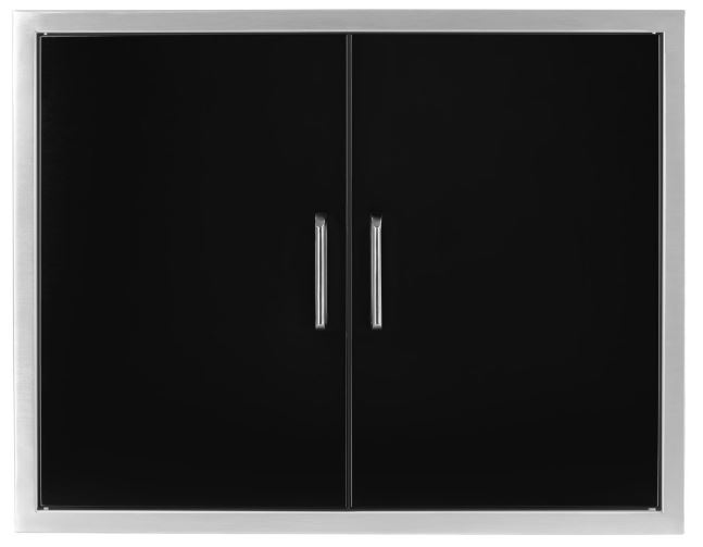 Picture of Wildfire WF-DDR3824-BSS 38 x 24 in. Ranch Black 304 Stainless Steel Double Door