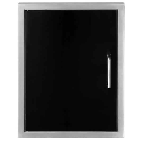 Picture of Wildfire WF-VSD1622-BSS 16 x 22 in. Ranch Black 304 Stainless Steel Vertical Single Door