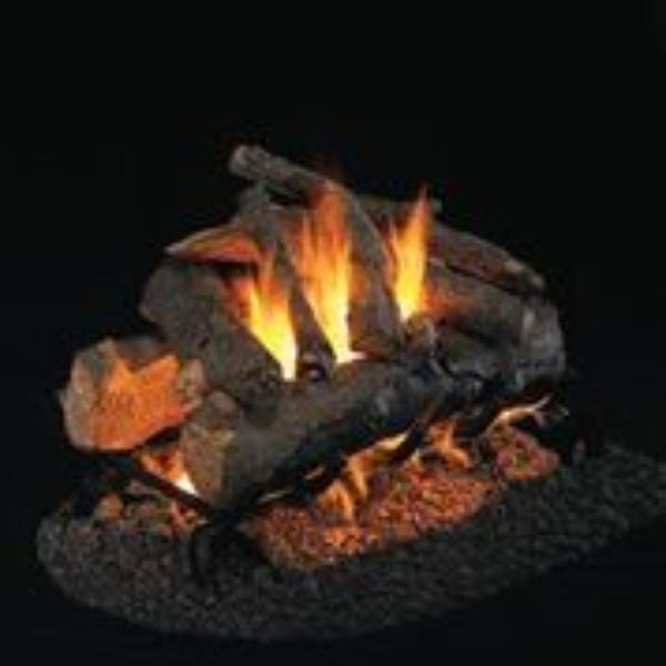 AO-2-30 30 in. American Oak See Thru Gas Logs