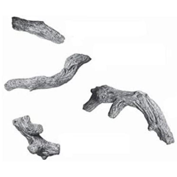 CDR-36T 36 in. Coastal Driftwood Top Log