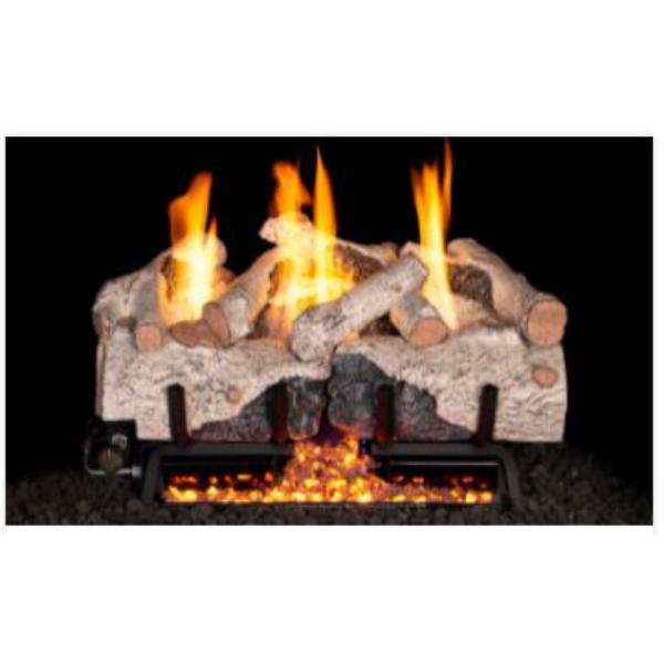 CHAB-30 30 in. Vent Free Charred Alpine Birch Standard Ceramic Refractory Logs