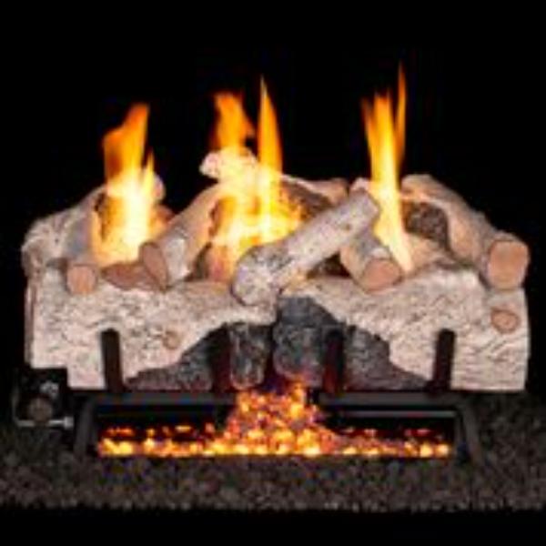 CHABL-30BF 30 in. Charred Alpine Birch Bottom Front Log