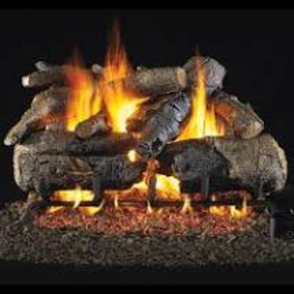 CHAO-24 24 in. Charred American Oak Standard Gas Logs