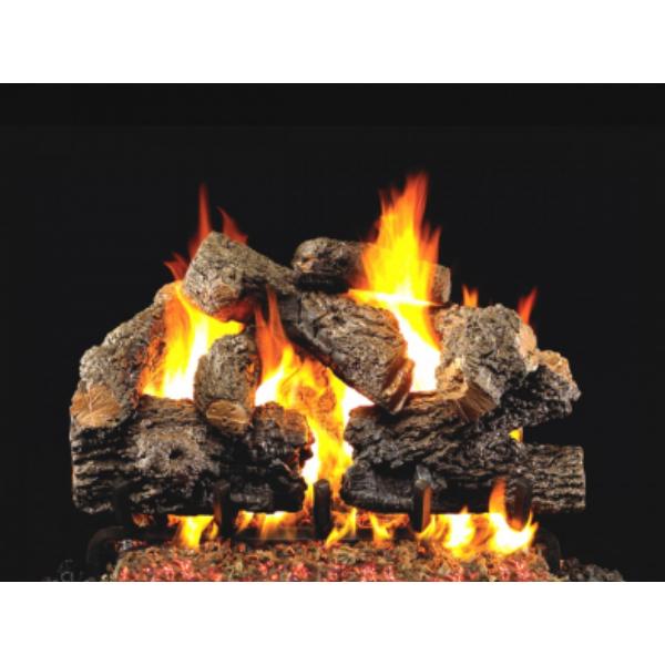 CHB-30BR 30 in. Charred Royal English Oak Bottom Rear Log