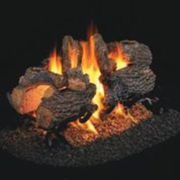 CHD-2-30 30 in. Charred Oak See Thru Gas Logs
