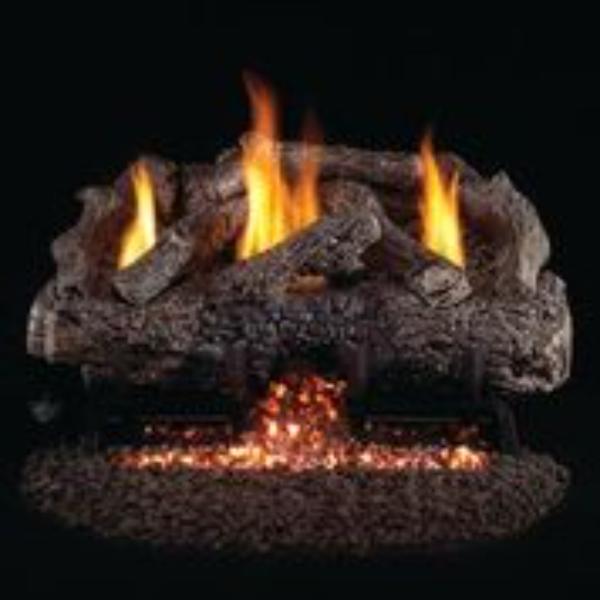 CHFRL-12TL 12 in. Charred Frontier Oak Top Left Log
