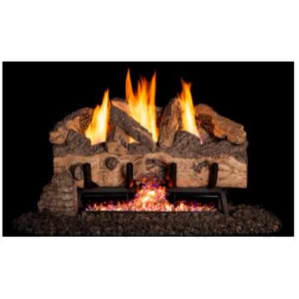 CHGS-30 30 in. Vent Free Charred Gnarled Split Standard Ceramic Refractory Logs