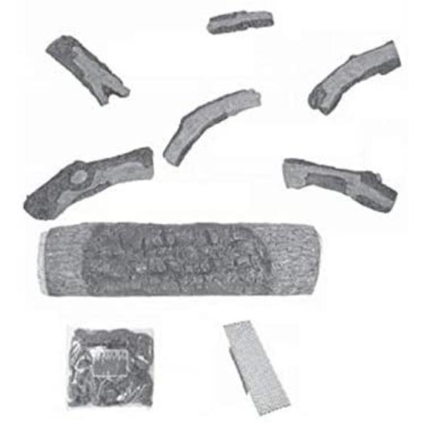 CHS-36T-R 36 in. Vented Charred Series Split Top or Rear Gas Log
