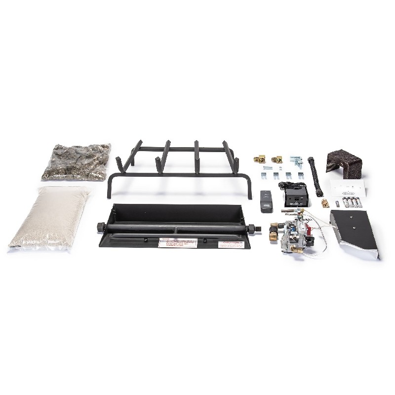 G45-16-19-11 16 & 19 in. Standard G45 Assembled Burner with Standard Remote - Natural Gas