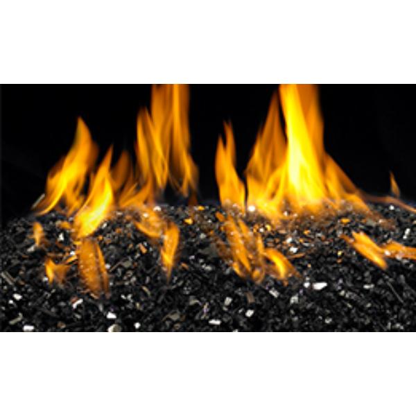 GL-10-BR Black Reflective Package of Fyre Glass - 10 lbs