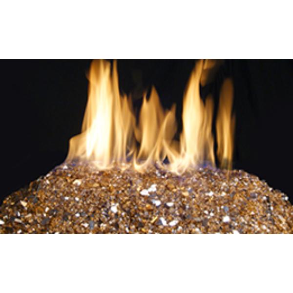 GL-10-QR Copper Reflective Package of Fyre Glass - 10 lbs