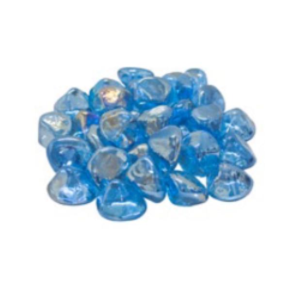 GLD-10-SB Steel Blue Package of Diamond Nuggets - 10 lbs