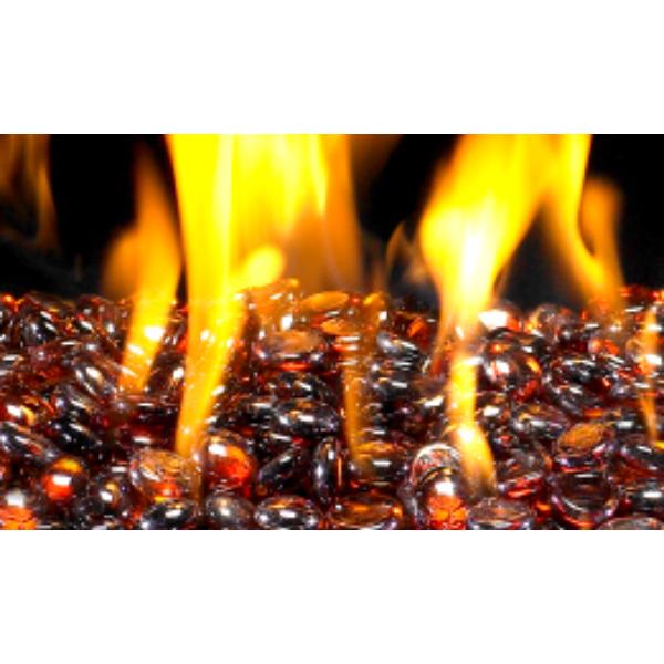 GLG-10-A Deep Amber Package of Fyre Gems - 10 lbs