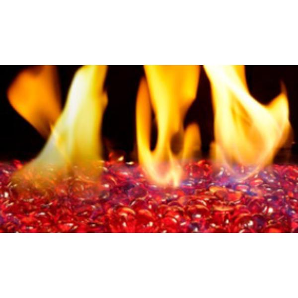 GLG-10-RY Ruby Fyre Gems, Red - 10 lbs