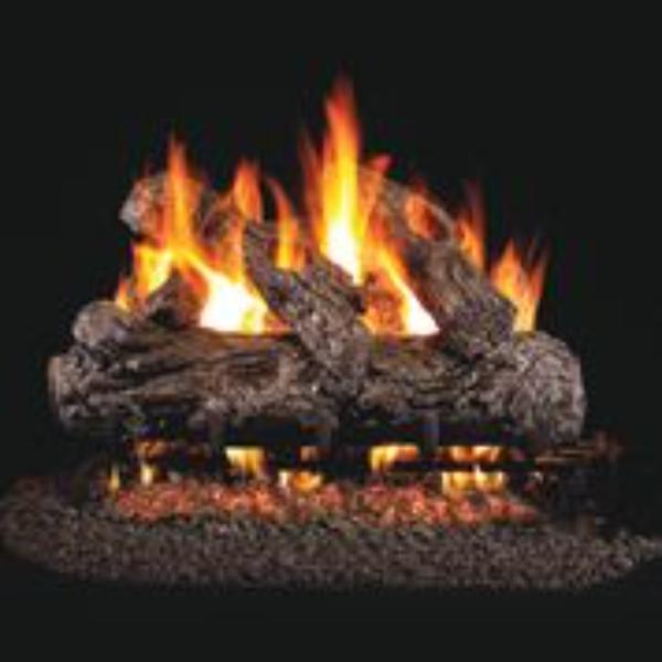HR-18 18 in. Rustic Oak Standard Gas Logs