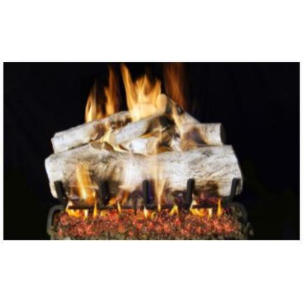 MBW-2-24 24 in. Mountain Birch See Thru Gas Logs