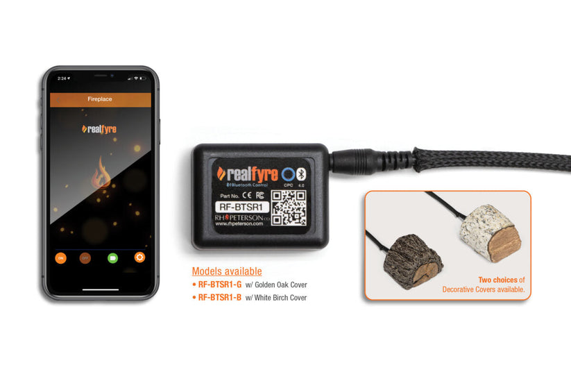 RF-BTSR1-G On-Off Bluetooth Control with Golden Oak Cover