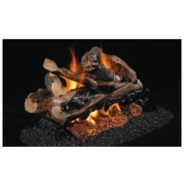 RRSO-2-24 24 in. Rugged Split Oak See Thru Gas Logs