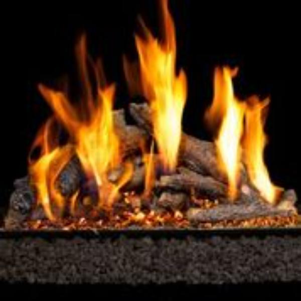 SO-24 24 in. Shoreline Designer Oak Gas Log Set - 12 Piece