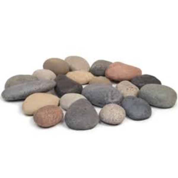 STN-20 Designer River Rock Fyre Stones - Set of 20
