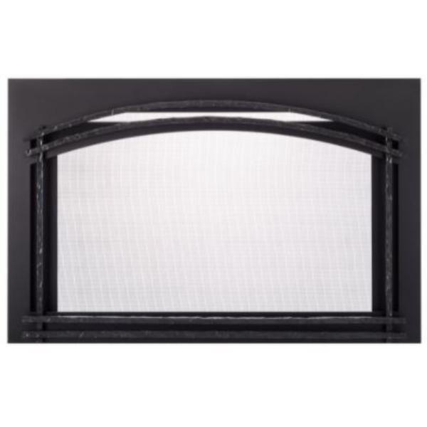 FA-TRI30-BK 30 in. Majestic Forged Arch Screen Front - Black