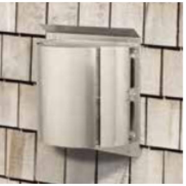 Picture of Hearth & Home Technologies DVP-HPC2 Majestic Horizontal High Performance Termination Cap with Long Flue with Attached Slip & Wall Shield with Heat Shield