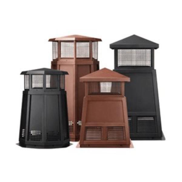 Picture of Hearth & Home Technologies DTO134-BK 34 in. Majestic Black Decorative Octagon Termination