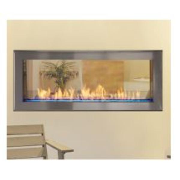 AVFLST48PIP 48 in. Monessen Artisan Vent Free See-Thru Linear Fireplace with IPI Plus Ignition - Liquid Propane