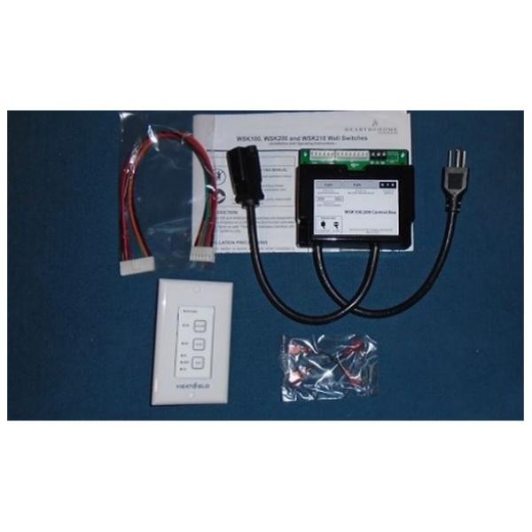 WSK200 IPI Wall Switch - On & Off Auto Battery Backup, Battery Strength Indicator, Fan Speed & Pilot Activation